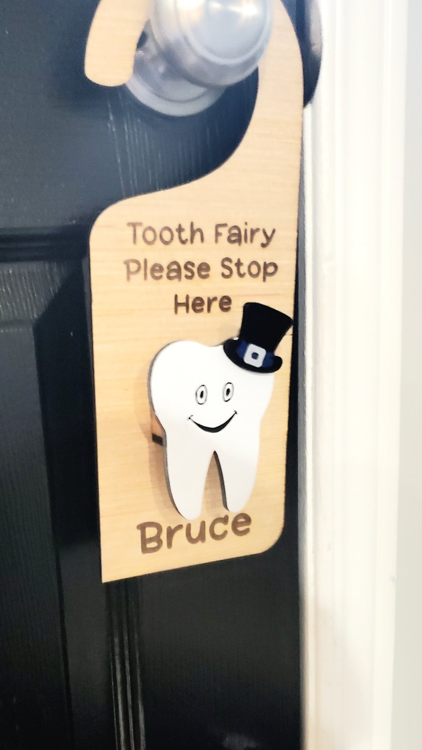 Tooth Fairy Door Sign -Custom