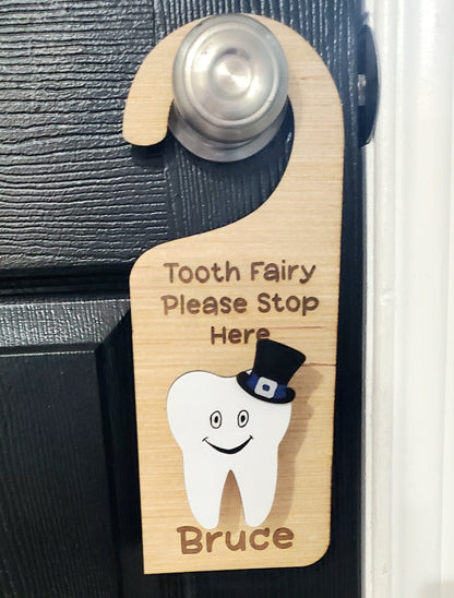 Tooth Fairy Door Sign -Custom