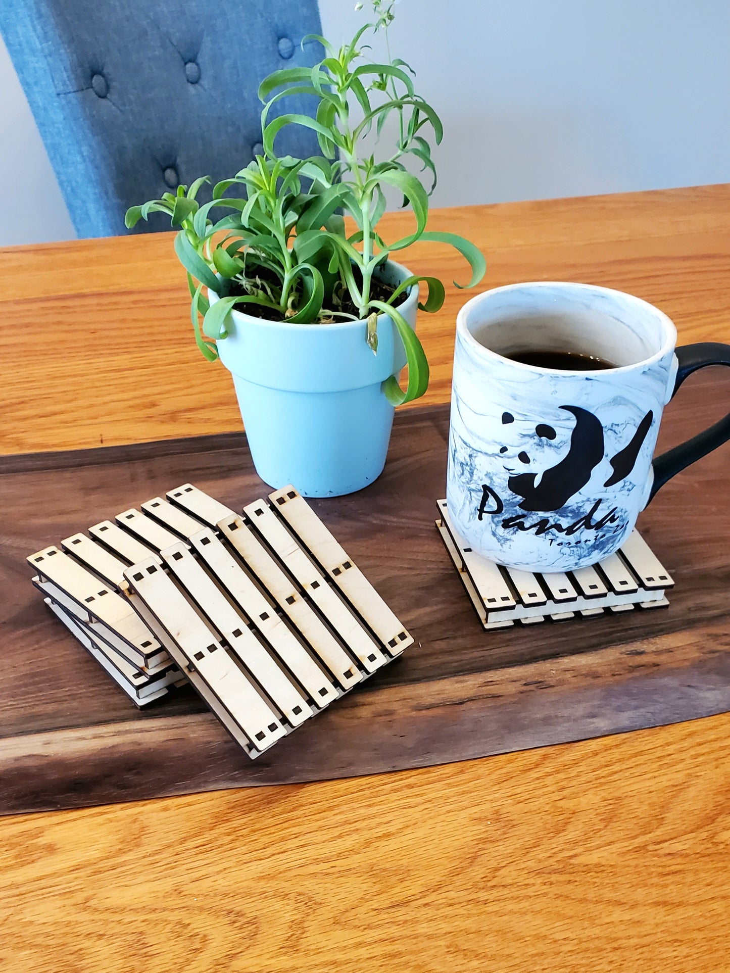 Pallet Coasters Set