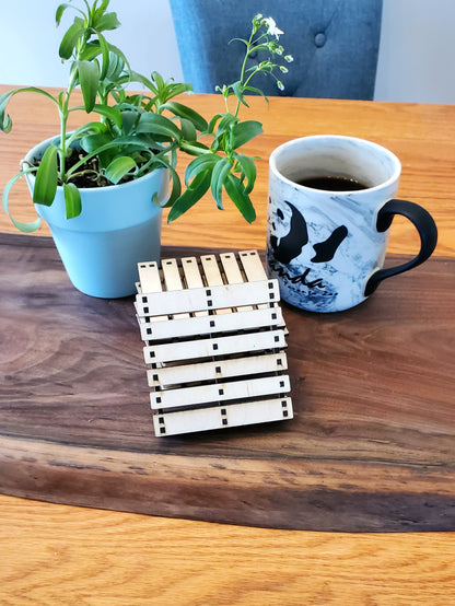 Pallet Coasters Set