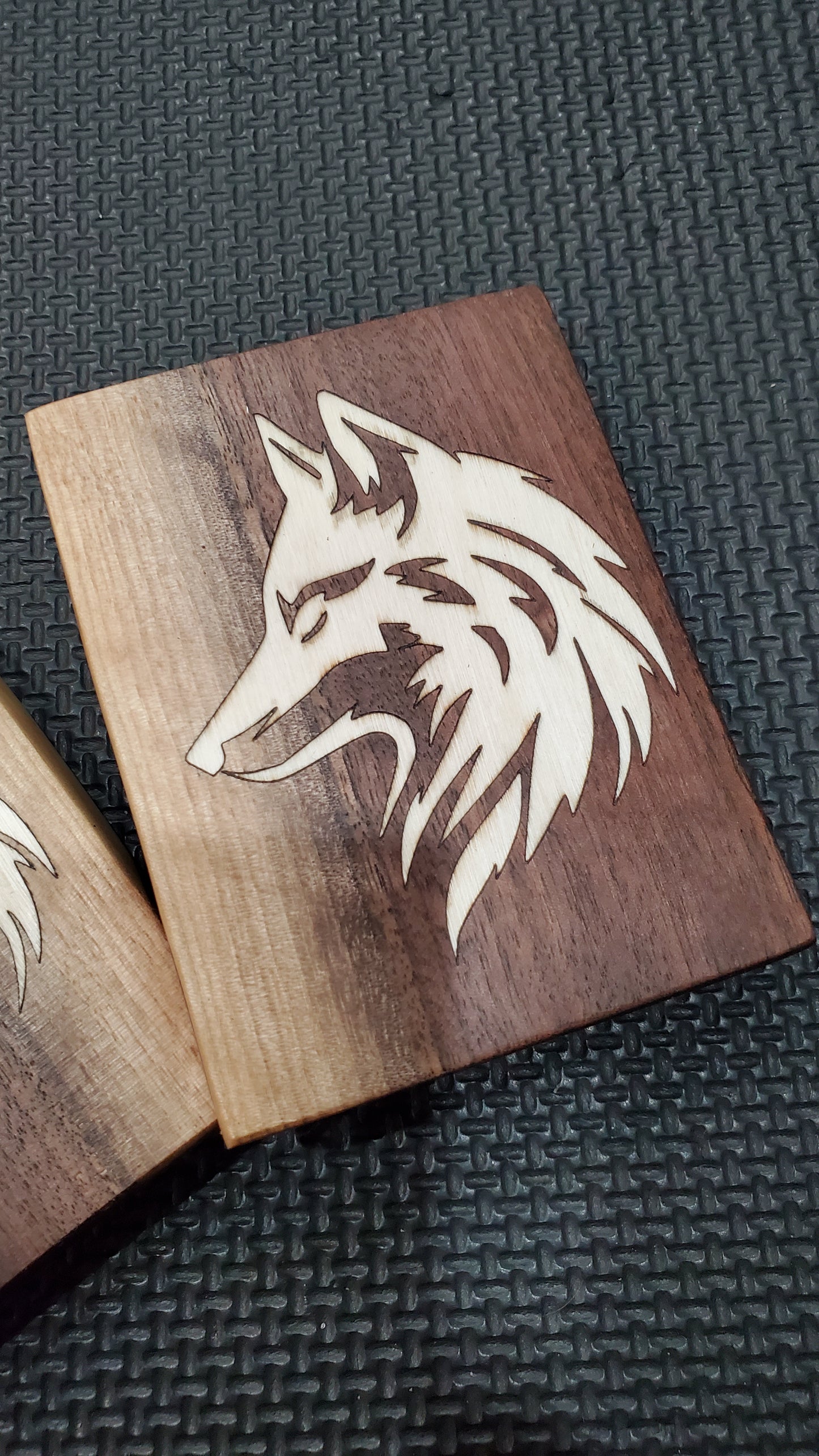 Inlay Walnut Coasters