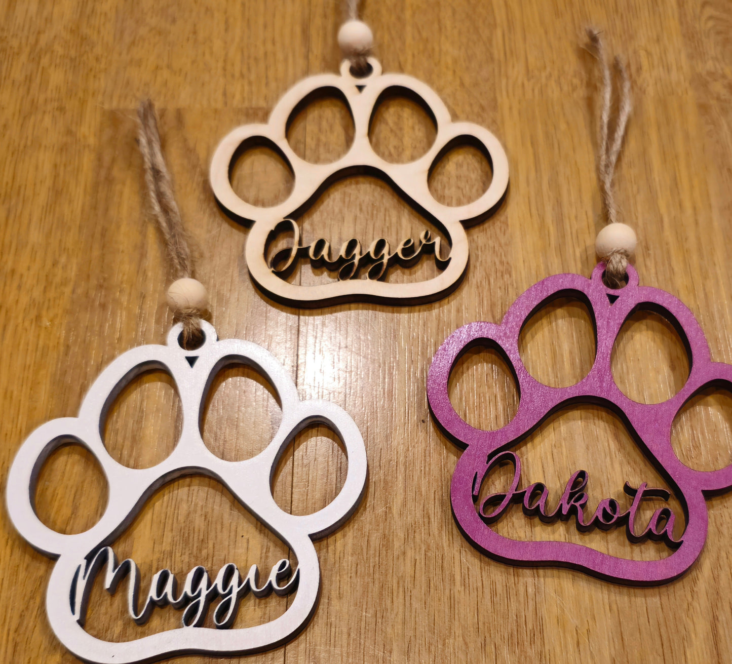 Paw Print Ornament - Custom