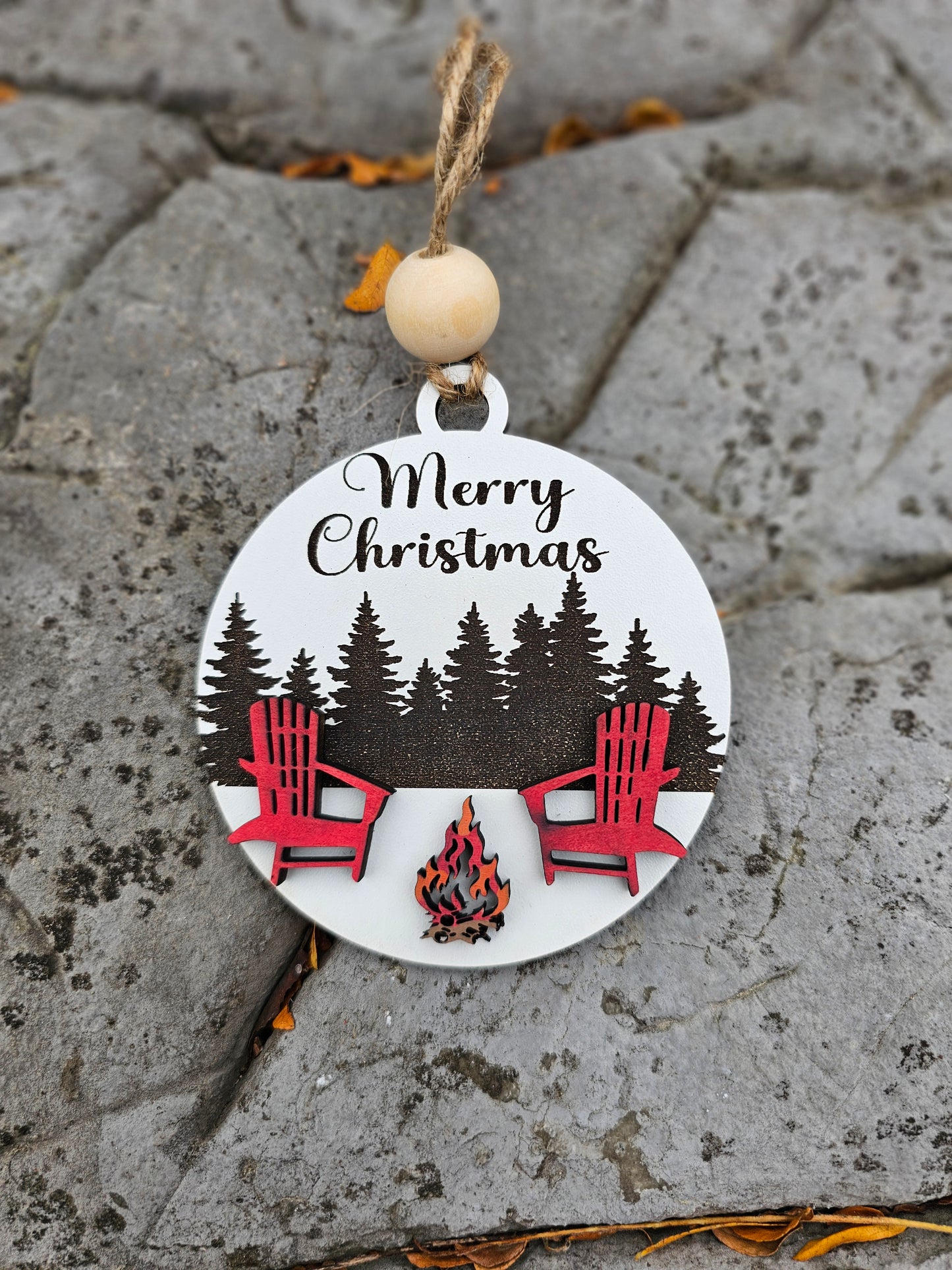 Muskoka Campfire Christmas Ornament