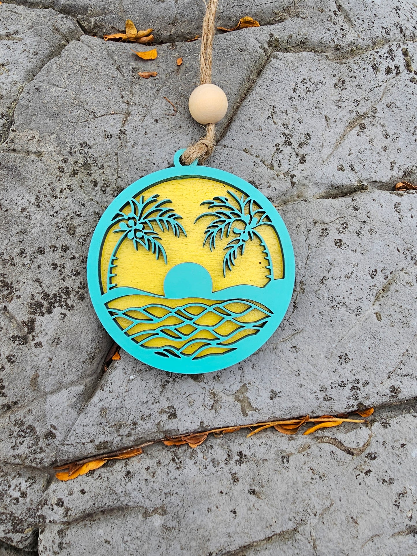 Tropical Beach Ornament