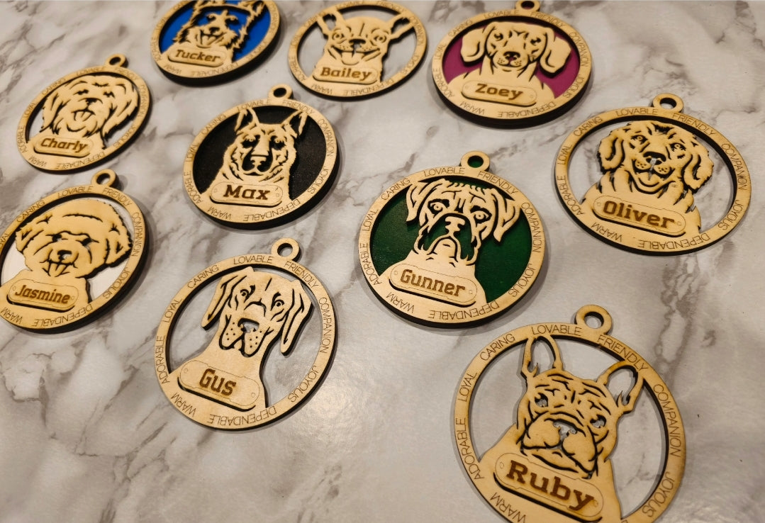 Custom Pet Ornaments