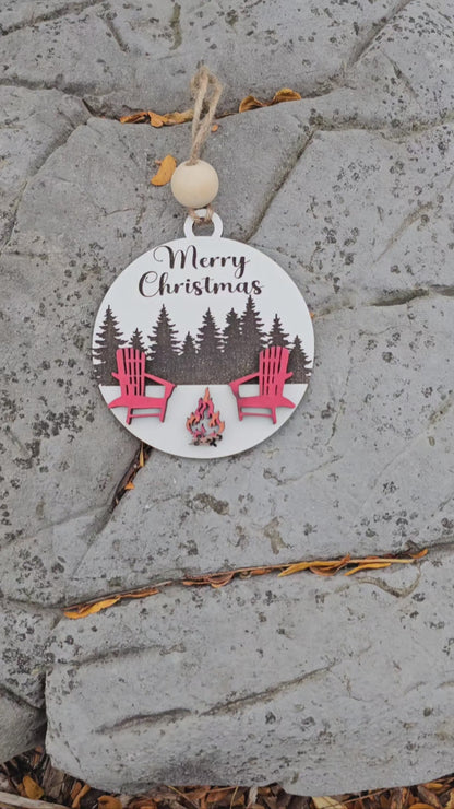 Muskoka Campfire Christmas Ornament