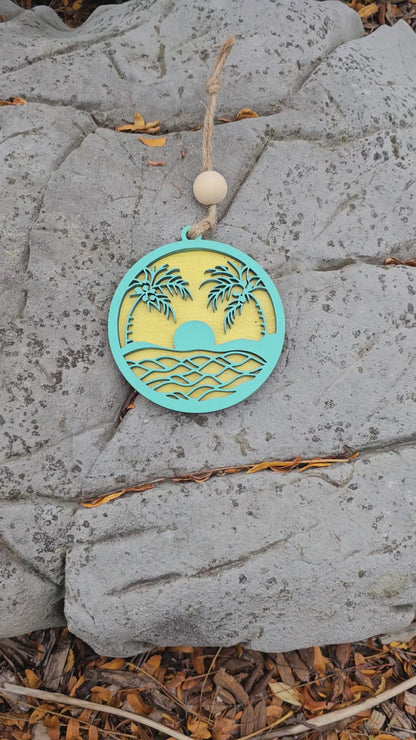 Tropical Beach Ornament